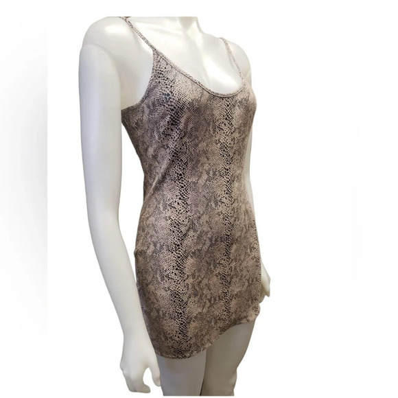 Meshki Snake Skin Print Mini  Dress Size Medium - Picture 5 of 14